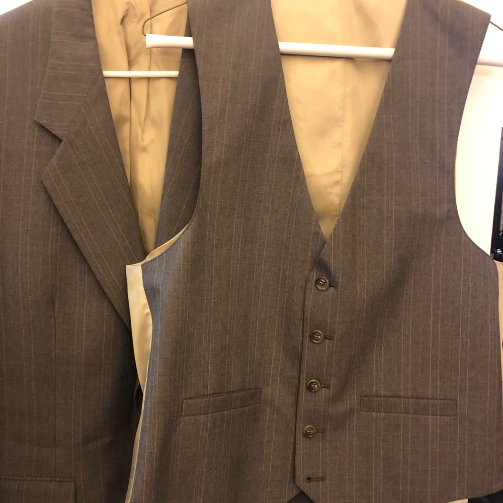 Men blazer with vest